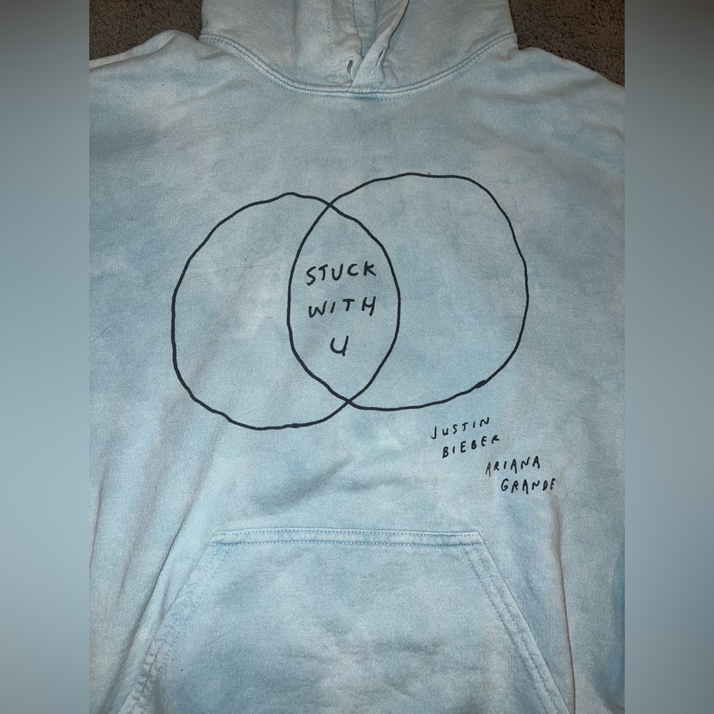 Ariana Grande x Justin Bieber “Stuck with u” merch